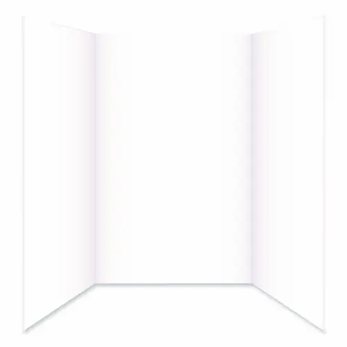 Royal Brites Tri-Fold Foam Board, White, 28" x 40", 0.19" Thick