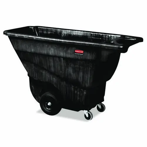 Rubbermaid® Commercial 0.5 cu yd Structural Foam Tilt Truck, Standard Duty, 850 lb Capacity, Black