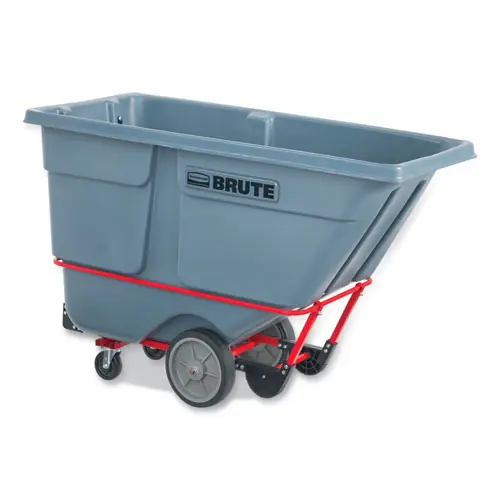 Rubbermaid® Commercial BRUTE DURATILT Frame Tilt Truck, 1 cu yd, Heavy Duty, 2,100 lb Capacity, Gray