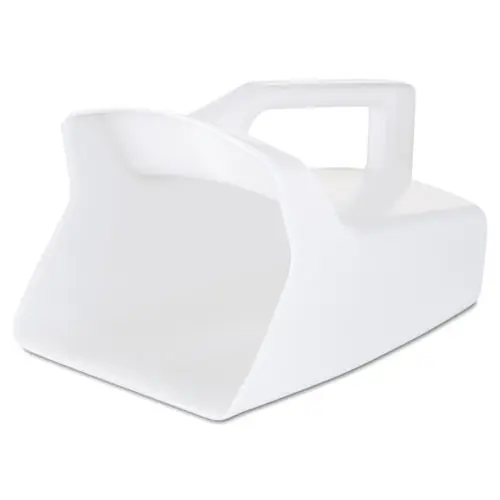 Rubbermaid® Commercial Bouncer Bar/Utility Scoop, 64 oz, Plastic, White