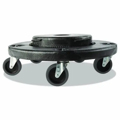 Rubbermaid® Commercial Brute Quiet Dolly, Black, 250 lb Capacity