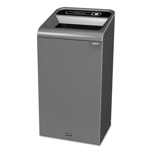 Rubbermaid® Commercial Configure Indoor Recycling Waste Receptacle, Landfill, 23 gal