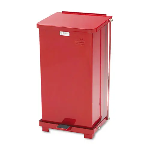 Rubbermaid® Commercial Defenders Heavy-Duty Steel Step Can