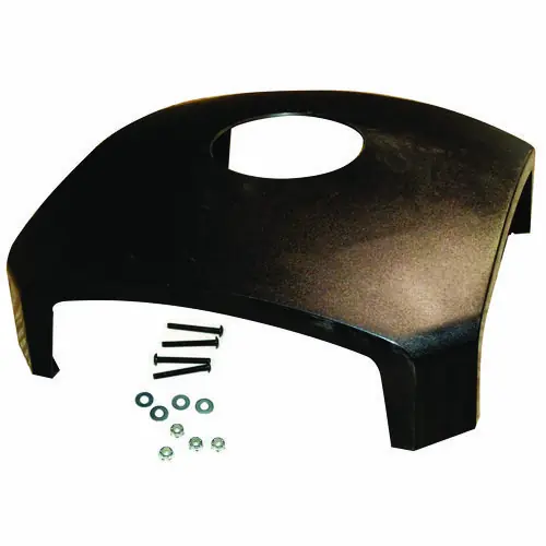 Rubbermaid® Commercial Dome Top with Hole for Waste Receptacle, Driftwood