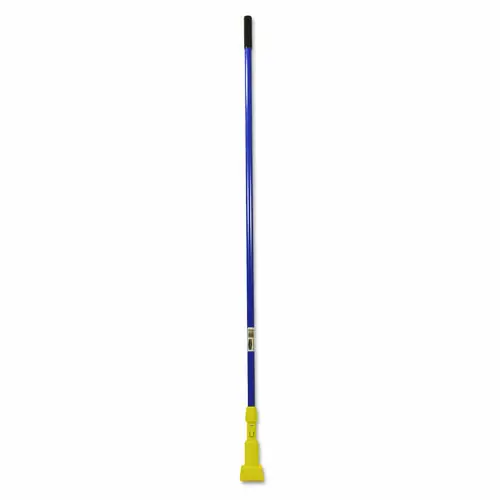 Rubbermaid® Commercial Gripper Fiberglass Mop Handle, 1" dia x 60", Blue/Yellow