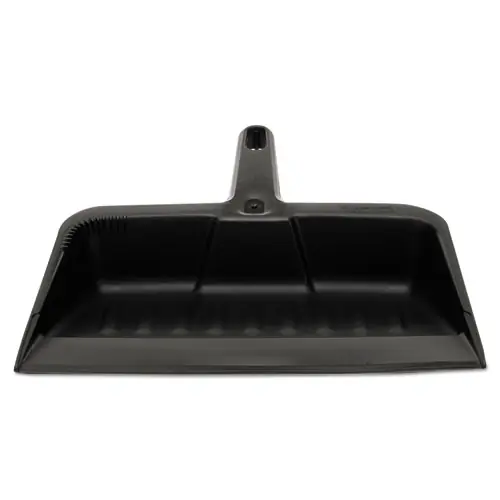 Rubbermaid® Commercial Heavy-Duty Dustpan, Polypropylene, Charcoal