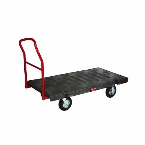 Rubbermaid® Commercial Heavy-Duty Platform Truck Cart, 1,200 lb Capacity, 24 x 48 Platform, Black