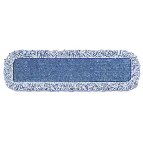 Rubbermaid® Commercial High Absorbency Mop Pad, Nylon/Polyester Microfiber, 18" Long, Blue