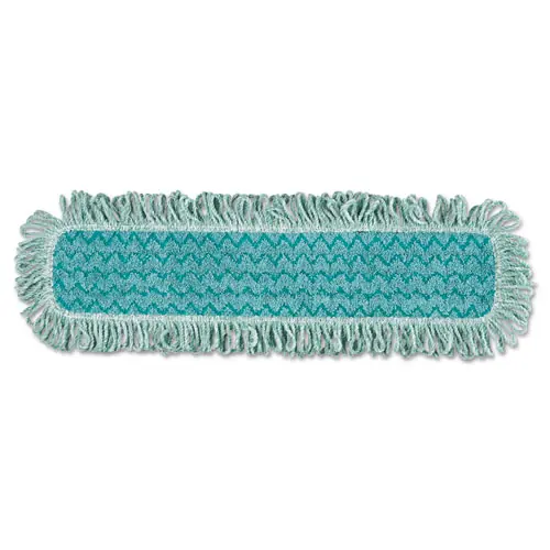 Rubbermaid® Commercial HYGEN™ Microfiber Fringed Dust Mop Pad, Green