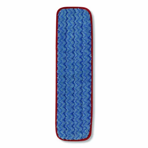 Rubbermaid® Commercial HYGEN™ Microfiber Wet Mop Pad, 18", Red, 12/Carton
