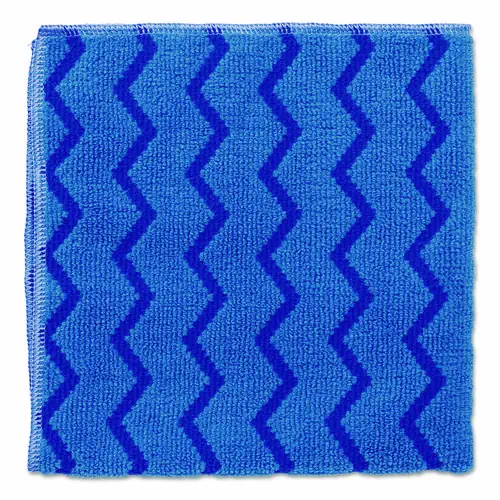 Rubbermaid® Commercial HYGEN Microfiber Cleaning Cloths, Blue, 12/Carton