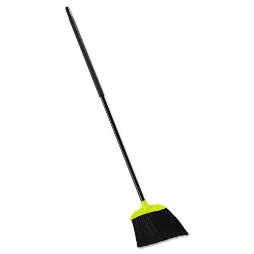 Rubbermaid® Commercial Jumbo Smooth Sweep Angled Broom, Black/Yellow, 46" Handle
