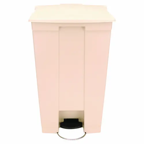 Rubbermaid® Commercial Legacy Step-On Receptacle, 23 gal, Polyethylene, Beige
