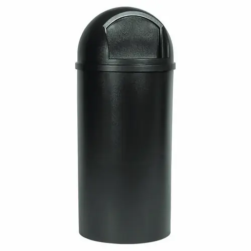 Rubbermaid® Commercial Marshal Classic Container, 15 gal, Plastic, Brown