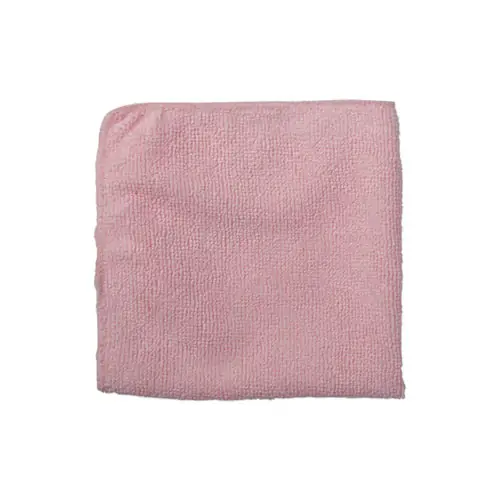 Rubbermaid® Commercial Microfiber Cleaning Cloths, 12 x 12, Red, 24/Pack