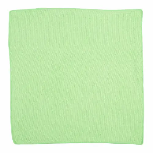 Rubbermaid® Commercial Microfiber Cleaning Cloths, Green, 24 Pack