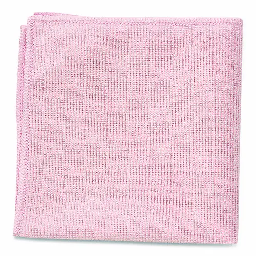 Rubbermaid® Commercial Microfiber Cleaning Cloths, Pink, 24/Pack