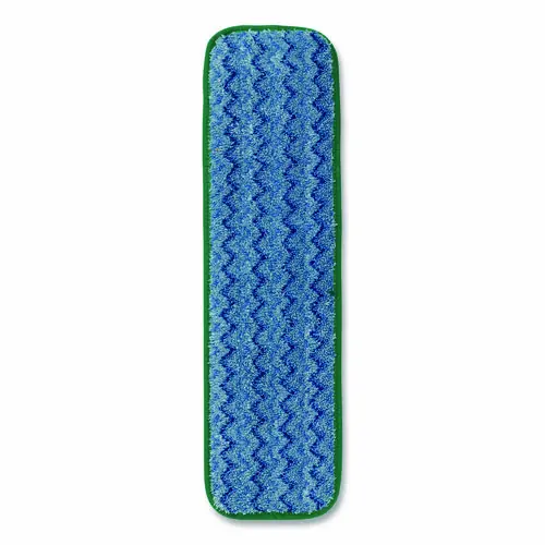 Rubbermaid® Commercial Microfiber Wet Mopping Pad, Green, 18.5" x 5.5" x 0.5", 12/Carton