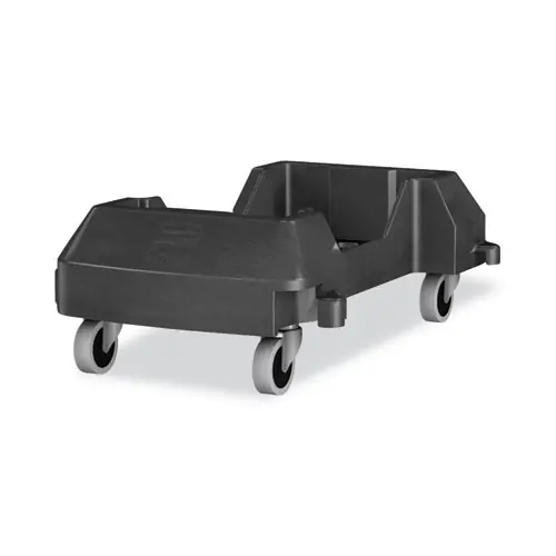Rubbermaid® Commercial Slim Jim Resin Trainable Dolly, Black, 120 lb Capacity