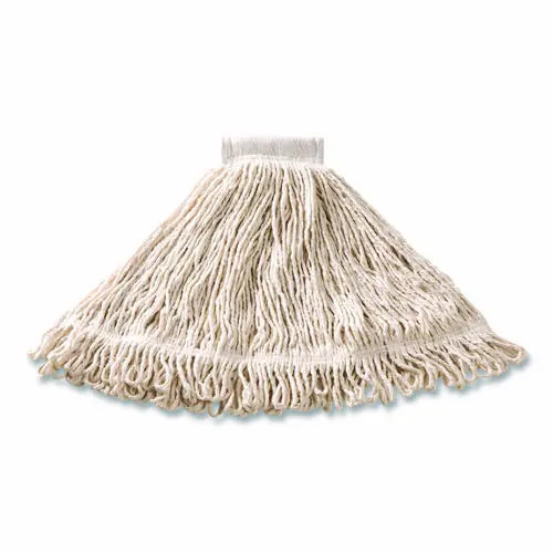 Rubbermaid® Commercial Super Stitch Blend Mop, Cotton/Synthetic, White