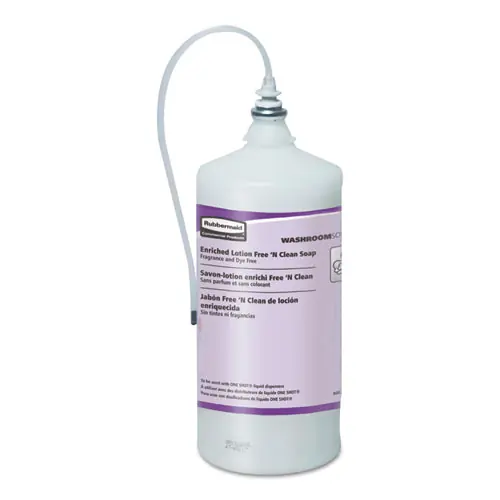 Rubbermaid® Commercial TC EnrichedLotion Free 'N Clean Soap Refill, Unscented, 800 mL, 4/Carton