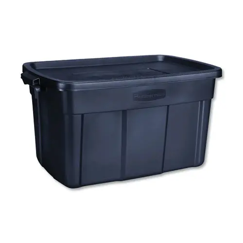 Rubbermaid® Roughneck Storage Box, 31 gal, Dark Indigo Metallic