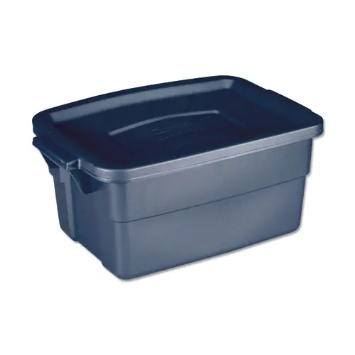 Rubbermaid® Roughneck Storage Box, Dark Indigo Metallic