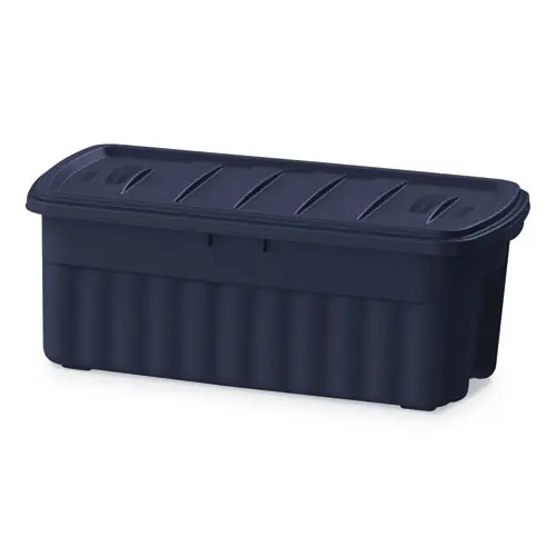 Rubbermaid® Roughneck Storage Box, Dark Indigo Metallic, 50 gal