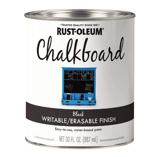 Rust-Oleum® Chalkboard Paint, Matte Black, Quart Can