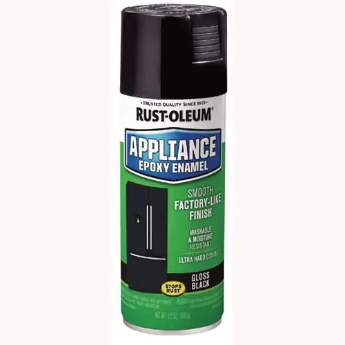 Rust-Oleum® Specialty Appliance Epoxy Spray Paint, Gloss Black, 12 oz Aerosol Can