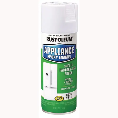 Rust-Oleum® Specialty Appliance Epoxy Spray Paint, Gloss White, 12 oz Aerosol Can, 6/Carton