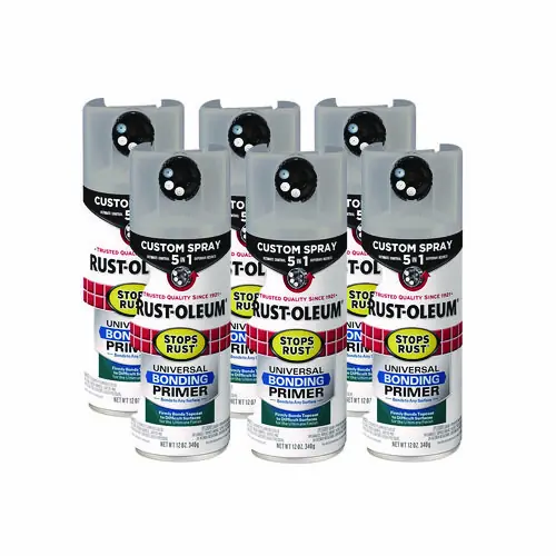 Rust-Oleum® Stops Rust 5-in-1 Spray Paint, Gray, 12 oz Aerosol Can, 6/Carton