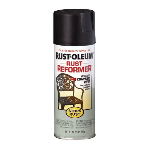 Rust-Oleum® Stops Rust Rust Reformer Spray, Black, 10.25 oz Aerosol Can, 6/Carton