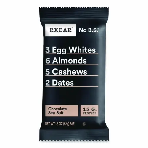 RXBAR® Adult Bars, Chocolate Sea Salt, 1.83 oz, 12 Bars/Box