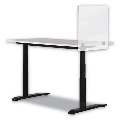 Safco® 7515 Series Wellness Panel, Acrylic, Frosted, 23.5" x 2.5" x 23.5"