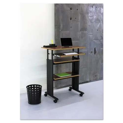 Safco® Bubble Wastebaskets, 6 gal, Steel, Black