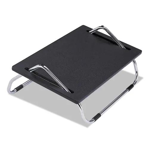 Safco® Ergo-Comfort Adjustable Footrest, Black