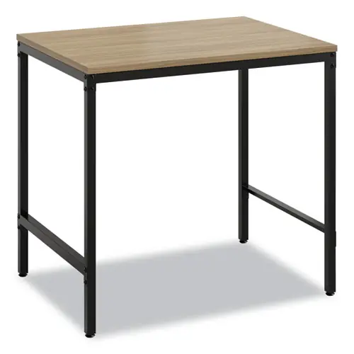 Safco® Simple Study Desk, Walnut, 30.5"W x 23.2"D x 29.5"H