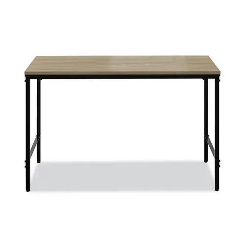 Safco® Simple Work Desk, Walnut, 45.5" x 23.5" x 29.5"