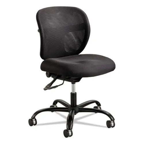 Safco® Vue Intensive-Use Mesh Task Chair, Supports Up to 500 lb, 18.5" to 21" Seat Height, Black