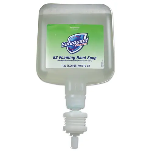 Safeguard™ Professional Antibacterial Foam Hand Soap Refill, E-2 Formula, Unscented, 1,200 mL, 4/Carton