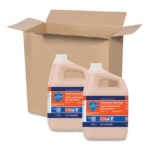 Safeguard™ Professional Antibacterial Liquid Hand Soap, Light Scent, 1 gal, 2/Carton