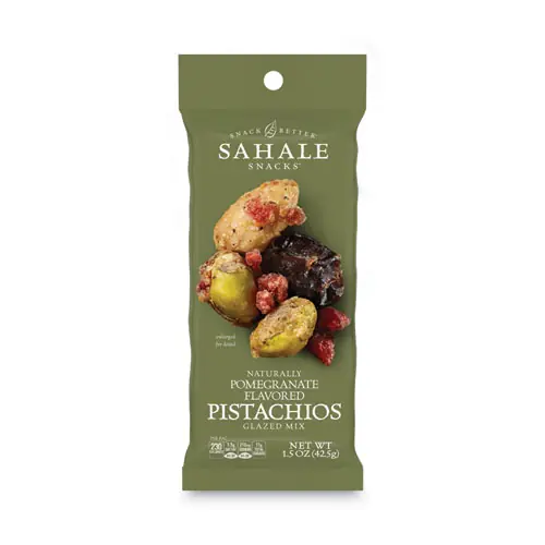 Sahale Snacks® Glazed Mixes, Pomegranate Pistachio Almond, 1.5 oz Pouch