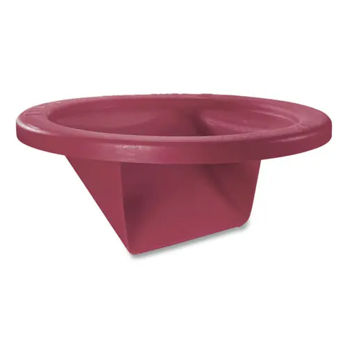 San Jamar® KatchAll Flatware Retriever, Round, 24" Diameter x 9" Height, Fits 32/44 Gallon, Red