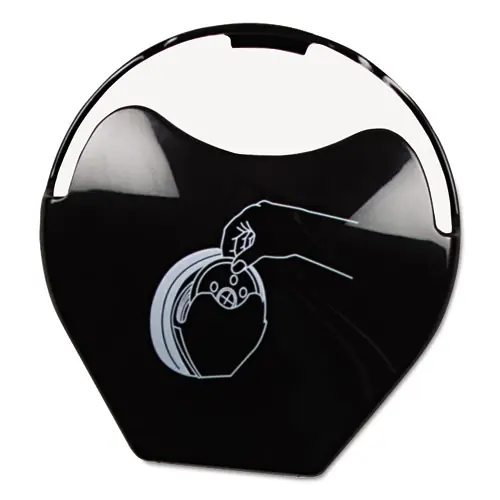 San Jamar® Replacement Lid Dispenser Door For L2200C, 5" dia, Black