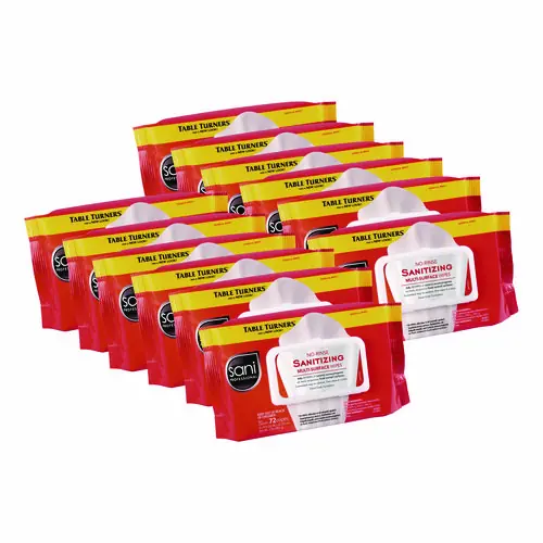 Sani Professional® No-Rinse Sanitizing Multi-Surface Wipes