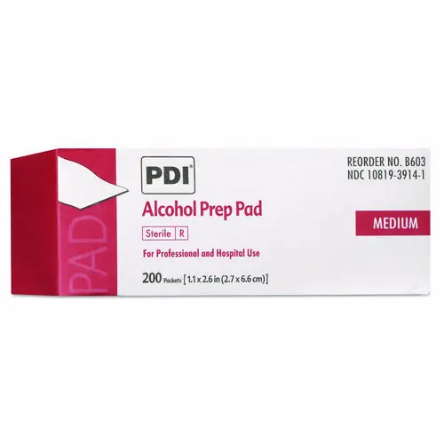 Sani Professional® PDI Alcohol Prep Pads, 200/Box
