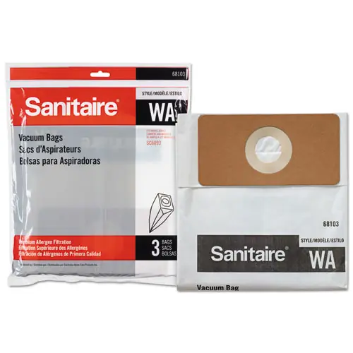 Sanitaire® WA Premium Allergen Vacuum Bags for SC5745/SC5815/SC5845/SC5713, 3/Pack, 10 Packs/Carton (Non-Stock, Extended Delivery)