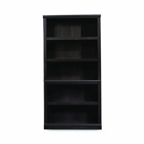 Sauder® Select Collection Bookcase, Five-Shelf, 35.27" W x 13.22" D x 69.76" H, Estate Black
