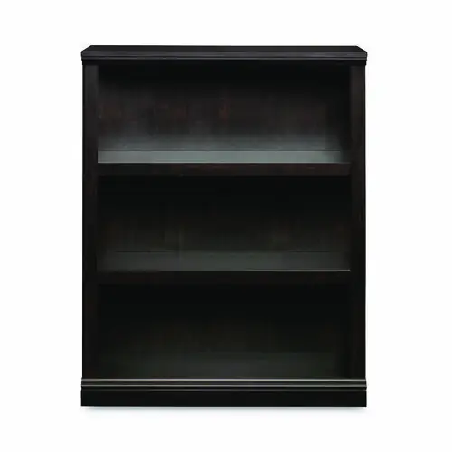 Sauder® Select Collection Bookcase, Three-Shelf, Estate Black